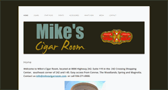 Desktop Screenshot of mikescigarroom.com